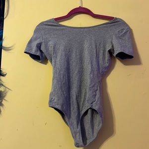 Forever21 grey bodysuit